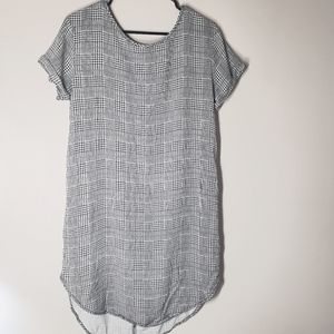 H&M Divided Checked Pattern Dress